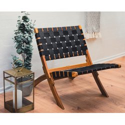 Hws Nooka lounge stol med sort sde