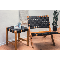 Hws Nooka lounge stol med sort sde