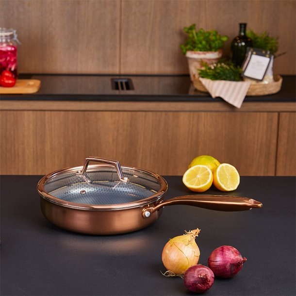 H�ws rose gold hybrid wokpande - 24 cm.