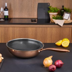 H�ws rose gold hybrid wokpande - 28 cm.