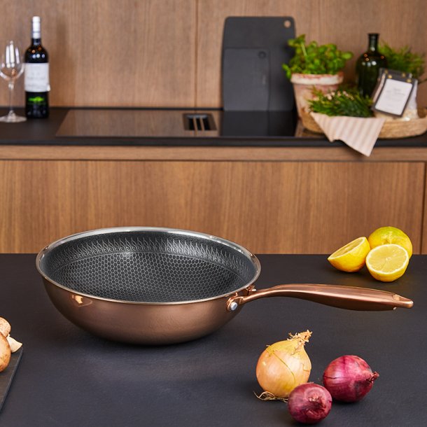 H�ws rose gold hybrid wokpande - 28 cm.