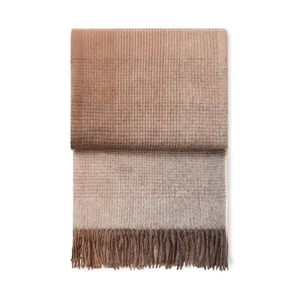 Horizon plaid - Elvang Danmark - camel