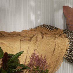 Juna Reloved sengetppe 190x240cm Sand