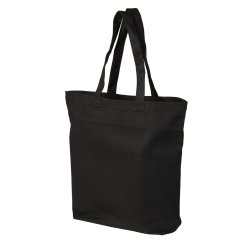 Mulepose Big - med lange stropper - sort/natur