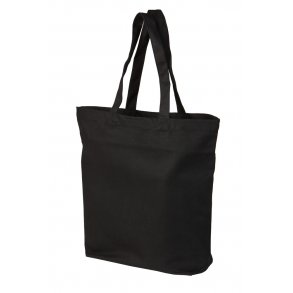 Mulepose Big - med lange stropper - sort/natur