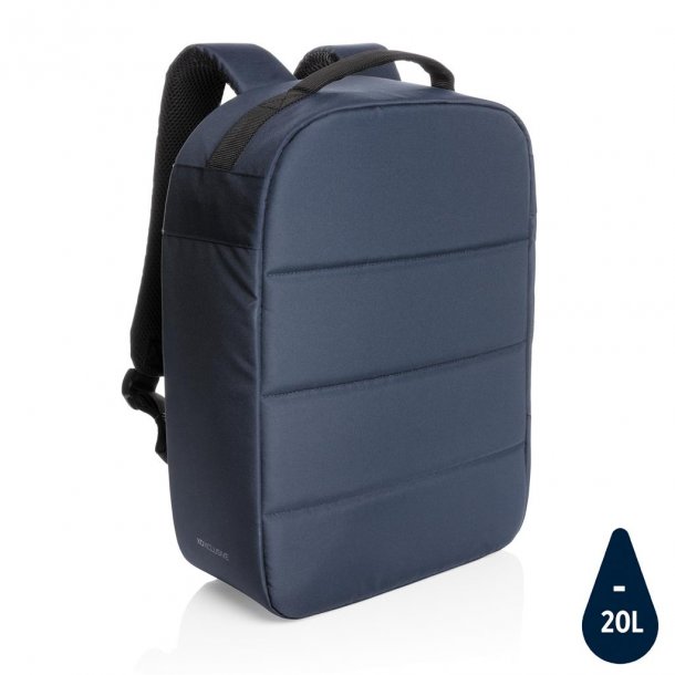 Laptop rygsæk  15.6" tyverisikker - rPET - blå