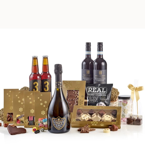 Gldelig jul &amp; godt nytr - vin &amp; chokolade