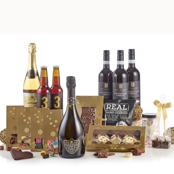Gylden jul - vin &amp; chokolade