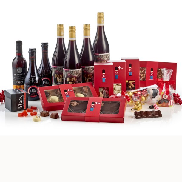 Santa Claus - vin &amp; chokolade