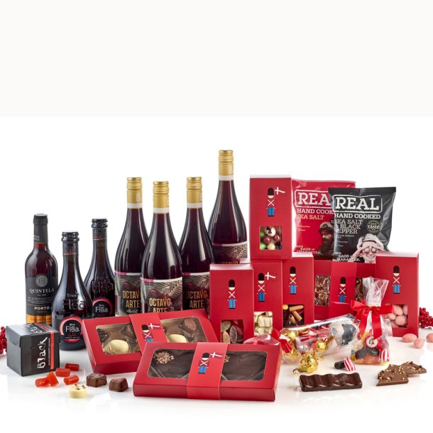 Familiejul - vin &amp; chokolade