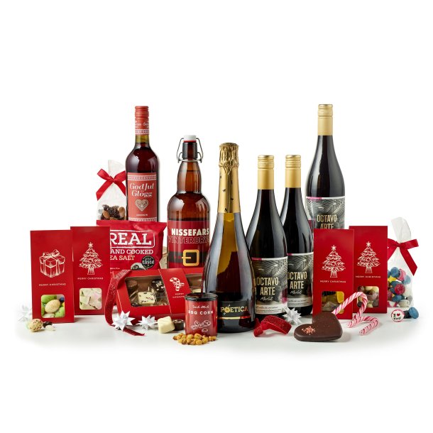 Merry Christmas - vin &amp; chokolade