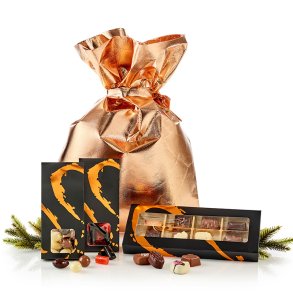 Bronzeposen - m/ chokolade