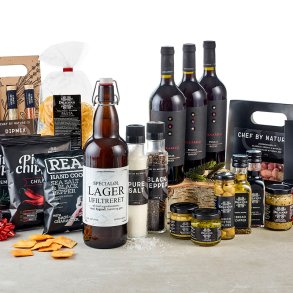 Gavepakke CbyN No. 7 - vin & delikatesse