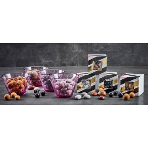 4 sk�le & s�de sager - r�d - Lyngby glas