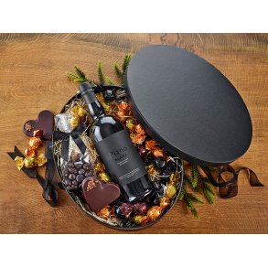 Stor Hatteske m/Black Ruby & Chokolade