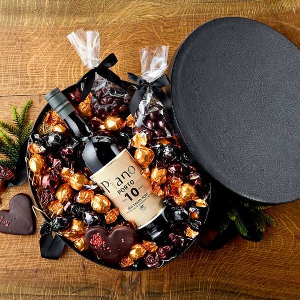 Hatte�ske &amp;  10 �rs Tawny portvin og chokolade