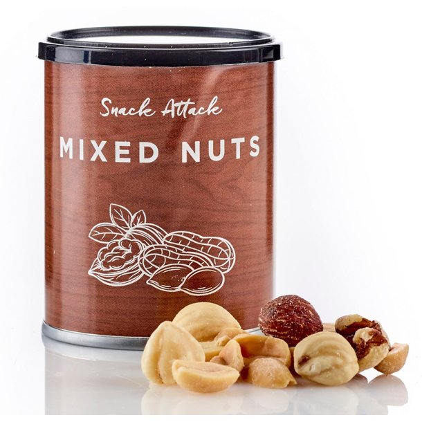 Snack Attack - saltet nddemix i tindse