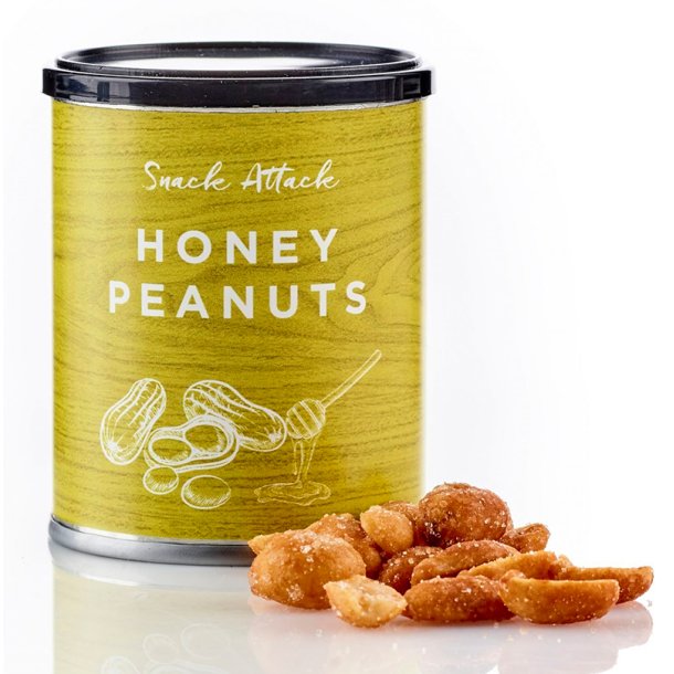 Snack Attack - Honey peanuts i tindse