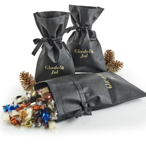 Julemix - sort pose i fl. str. - Gldelig jul