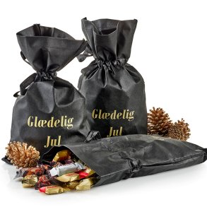 Sort pose med - Gl�delig jul - tryk og Toms Mini favoritter