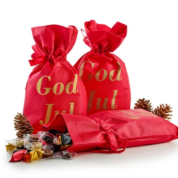 R�d pose med - Gl�delig jul - tryk og indpakket Dansk luksusblanding