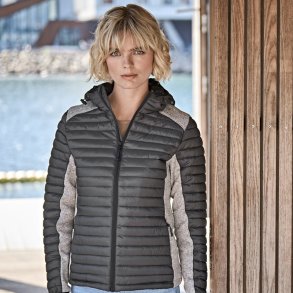 Crossover jakke med h�tte - dame