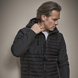 Crossover jakke med htte