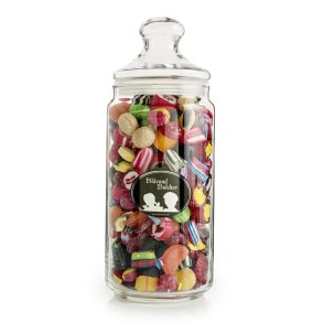 Bl�vand bolsjer mix i apotekerglas - 1000 g