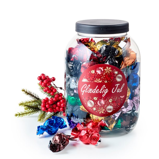 Plastb�tte med Mixede Chokoladekugler - 1775g.