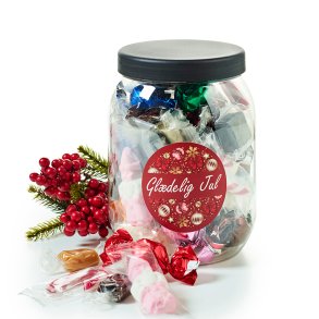 Plastb�tte med Julemix - 550g.