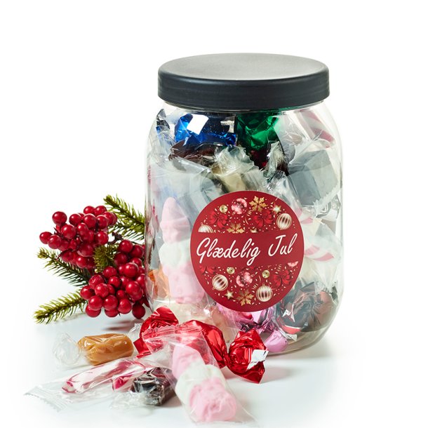 Plastb�tte med Julemix - 550g.