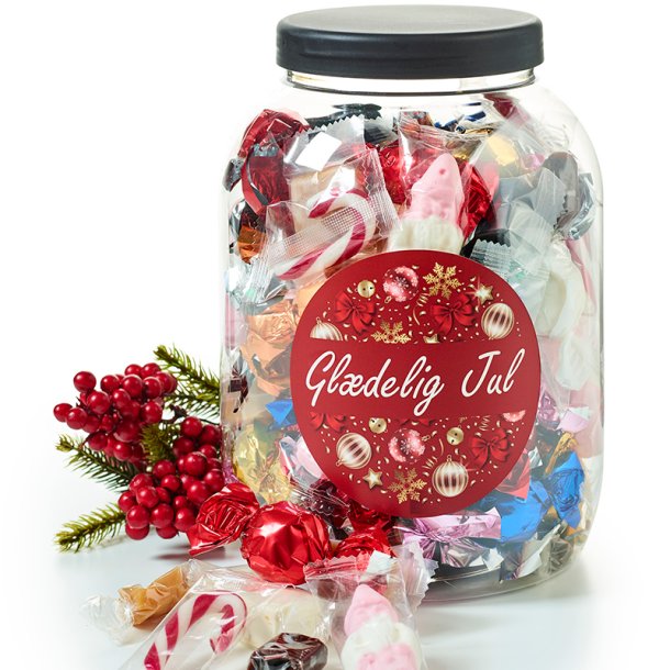 Plastb�tte med Julemix - 1100g.