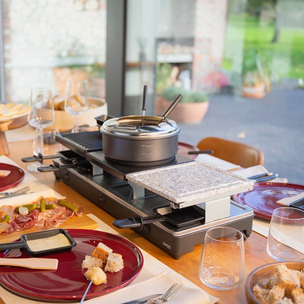 Livoo raclette - fondue til 12 personer