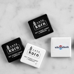 Logo chokolade / kuvert - flere varianter