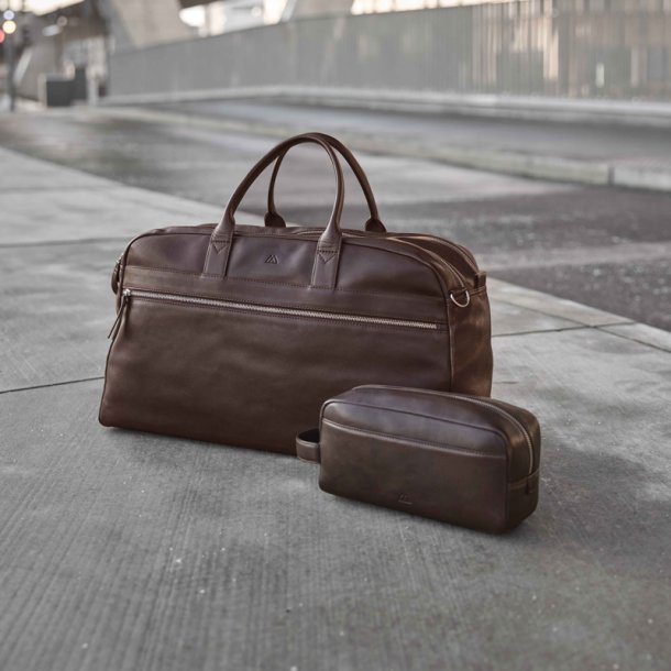 Markberg Theodore XL weekend Bag  &amp; Toilettaske- Brown