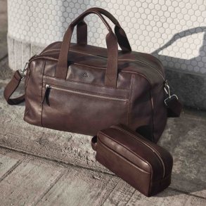 Markberg WESLEY weekend Bag+ Toilettaske - Espresso brown