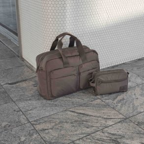 Markberg More weekend bag & toilettaske - brun