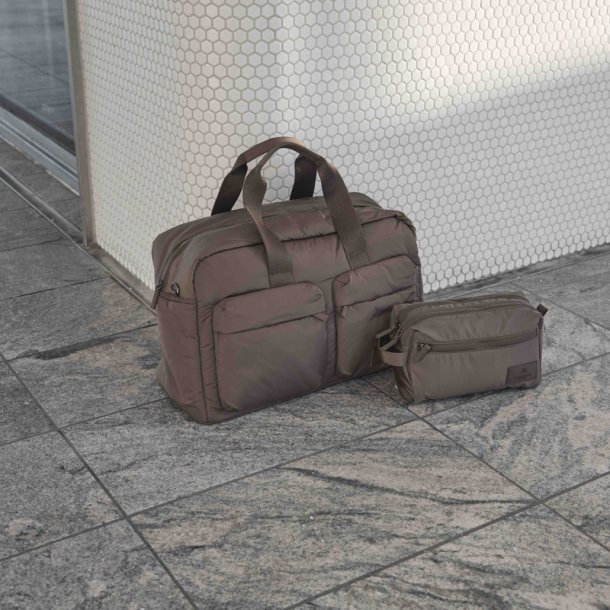 Markberg More weekend bag &amp; toilettaske - brun