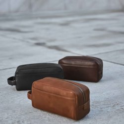 Markberg Josephine Toilet taske - Espresso Brown