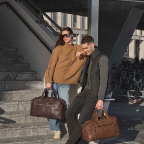  Markberg WESLEY weekend Bag - Espresso Brown