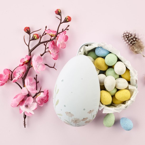 Metal�g pink blomster - flere  smagsvarianter