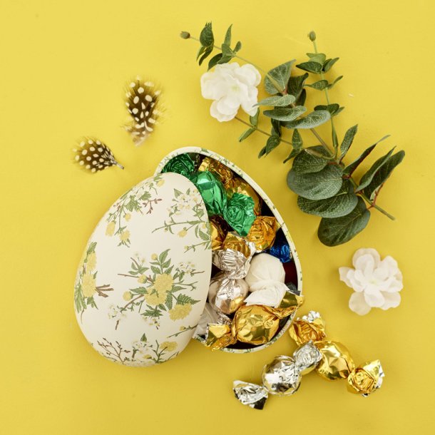 Metal�g gule blomster - flere  smagsvarianter