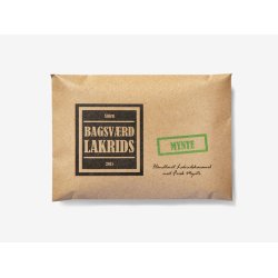 Bagsvrd Lakridsplade kuvert m/ logo 