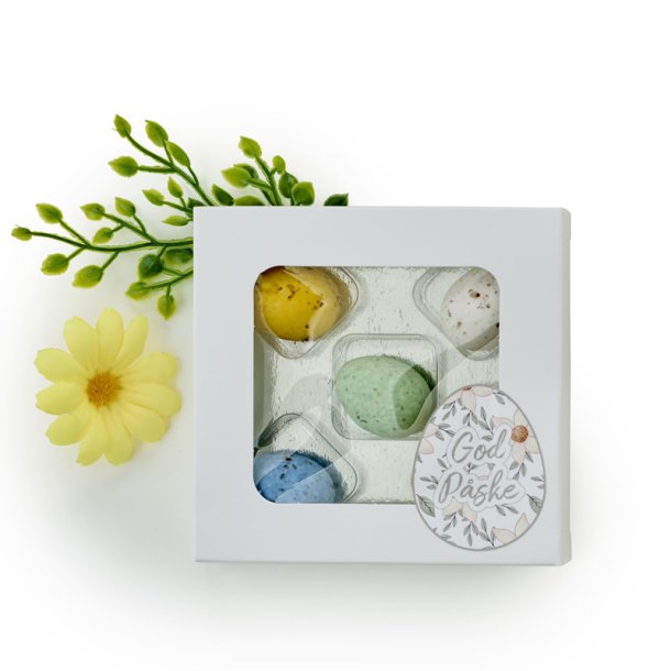 Belgiske fugle�g hvid rude�ske - 5 stk