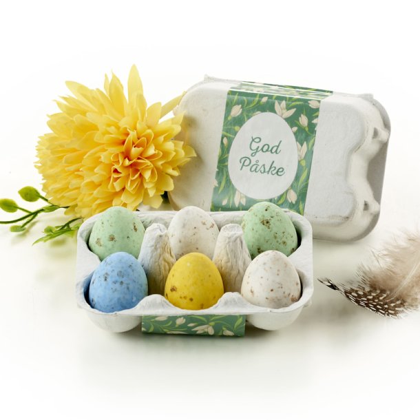 �ggebakke m/Belgiske fugle�g- 6 stk.