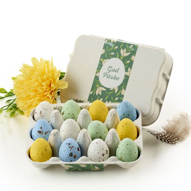 �ggebakke m/Belgiske fugle�g- 12 stk.