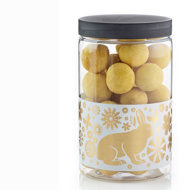 Guldharer - dansk lakridskugle m/hvid chokolade &amp; passsion