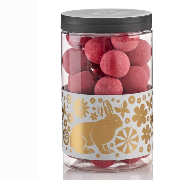 Guldharer - dansk lakridskugle m/hvid chokolade &amp; hindb�r