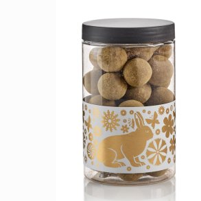 Guldharer - dansk lakridskugle m/lys chokolade & lakridspulver