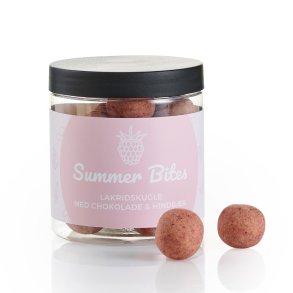 Summer Bites - S�d lakrids m/hvid chokolade og hindb�r